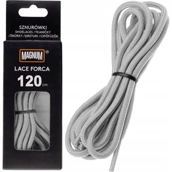 Tkaničky do bot Magnum tkaničky šedé, délka 120 cm