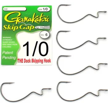 Rybářský háček Háčky na přívlač s protihrotem Gamakatsu SKIP GAP 6 ks
