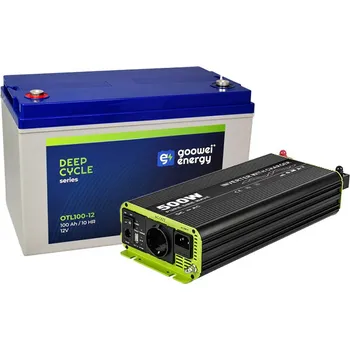 Oběhové čerpadlo Goowei Energy Kosun / Goowei Energy Záložní zdroj pro oběhové čerpadlo – set (Kosun 500W RSC500P-212 + Goowei Energy 100Ah OTL100-12) 500 W