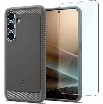 Pouzdro na mobilní telefon Pouzdro Spigen pro Galaxy S25, odolné, ochranné, kryt s MagSafe + sklo