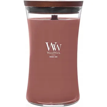 Svíčka Sójová vonná svíčka ROUGE OUD Woodwick 1 ks