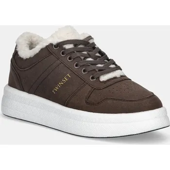 Pánské tenisky Tenisky Twinset 252TGT01G.11054 hnědá 88X, EUR 40