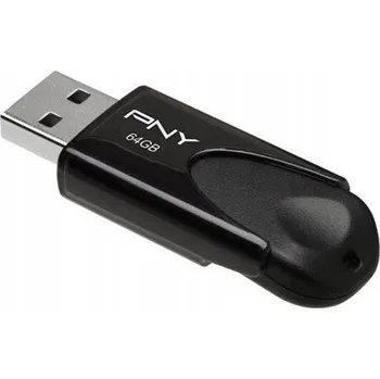 USB flash disk USB flash disk PNY FD64GATT4-EF 64 GB USB 2.0 černý