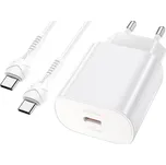 Hoco Rychlá USB-C nabíječka do sítě - Hoco, N22 Jetta PD25W + USB-C kabel