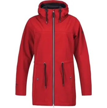 Dámský kabát Dámský membránový softshellový kabát Hannah CORNEY 44 Červená, Černá