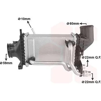 Chladič motoru Chladič turba VAN WEZEL 30014703