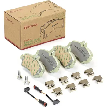 Brzdová destička Sada brzdových destiček, vždy 4 kusy v sadě BREMBO P 50 084G