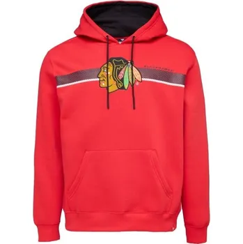 Pánská mikina Mikina FANATICS CHICAGO BLACKHAWKS WRIST SHOT HOODIE 3XL Červená, Zlatá, Černá