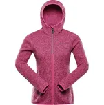 Dámský hřejivý svetr na zip ALPINE PRO ZEGA 2 XS Růžová