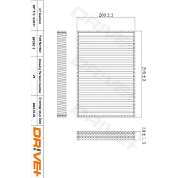 Kabinový filtr Filtr vzduchu v interiéru Dr!ve+ DP1110.12.0011