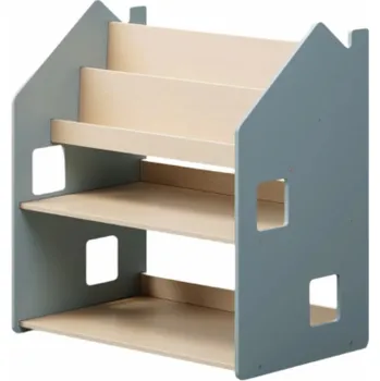 Dětsný nábytek BusyKids Police na hračky a knihy modrá