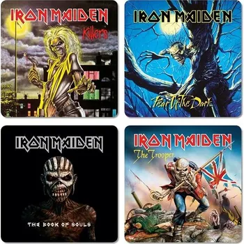 Iron Maiden: Album Cover - tácky pod sklenice
