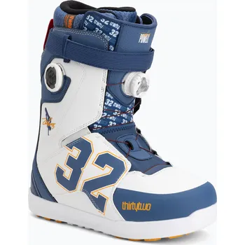 Boty na snowboard Pánské snowboardové boty ThirtyTwo Lashed Double Boa Zeb ʼ25 navy/white