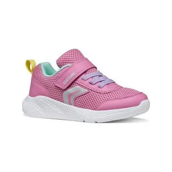 Dívčí tenisky Sneakersy Geox J Sprintye Girl J36FWB 01454 CE83B S Růžová 31