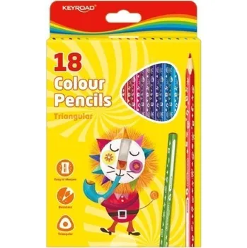 Pastelka Keyroad Pastelky trojhranné 18 ks