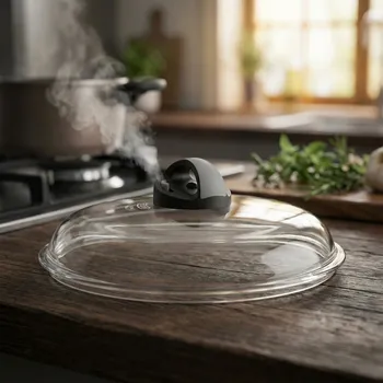 Poklice BALLARINI Steam 16 cm - skleněná poklička s ovládáním páry