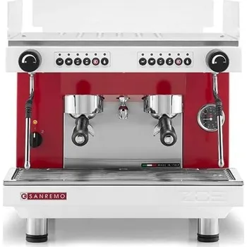 Kávovar Kompaktní kávovar SANREMO ZOE Compact 2gr SED Červená