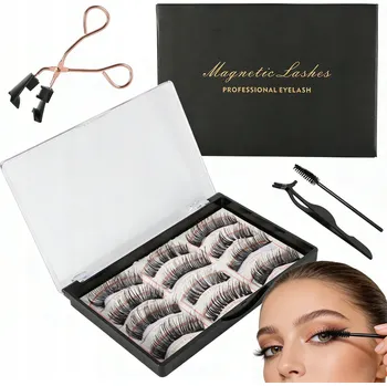 Umělé řasy MAGNETICKÉ ŘASY UMĚLÉ 12 KS SNADNÉ POUŽITÍ PRO KAŽDODENNÍ LÍČENÍ