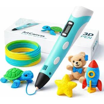 3D PROPISKA PRO DĚTI - KREATIVNÍ SADA + VLÁKNO + ŠABLONY