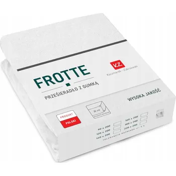 Prostěradlo Froté prostěradlo S Gumou 160x200 SILNÉ PRÉMIOVÉ Bílé