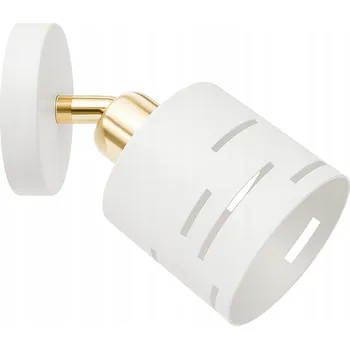 Nástěnné svítidlo 2v1 Závěsné stropní svítidlo E27 bílo-zlaté glamour