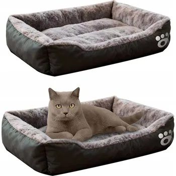 Pelíšek pro psa MEBLE ODNOWA pelíšek pro psa šedý 45 cm x 30 cm