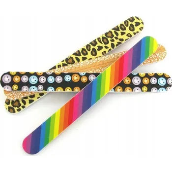 Pilník na nehty ROVNÝ barevný 1 kus