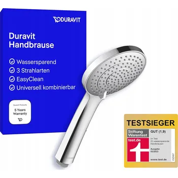 Sprchová hlavice Duravit UV0652016010V3 stříbrný