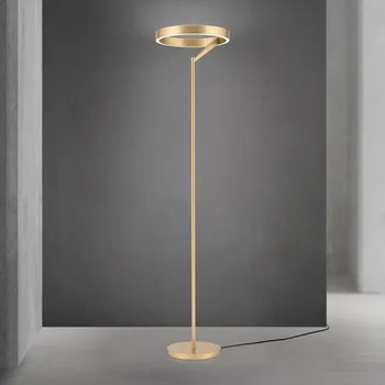 Lampička Orion - LED Stmívatelná stojací lampa KOLK LED/40W/230V 2700/4000K zlatá