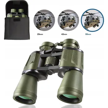 Dalekohled LOVEČECKÝ DALEKOHLED 20X50 VOJENSKÝ TURISTICKÝ SKLENĚNÁ OPTIKA SILNÝ ZOOM