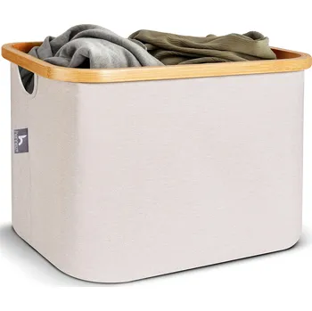 Odpadkový koš HENNEZ Koš Kompatibilní s IKEA KALLAX Béžový 40 L