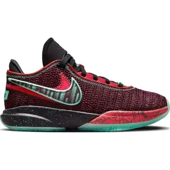 Chlapecké tenisky Dětská basketbalová obuv Nike LEBRON XX SE GS 6Y Červená, Černá