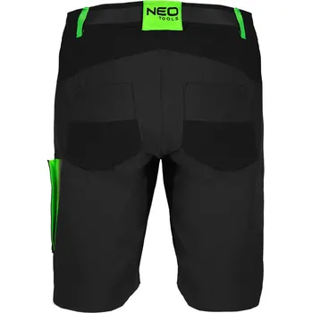 KRÁTKÉ KRAŤASY PREMIUM, 4 WAY STRETCH ČERNÉ, VELIKOST XL 81-277-XL NEO