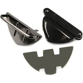 Sada zapínání na tašku 50x25 mm, velké, 2 nikl černý