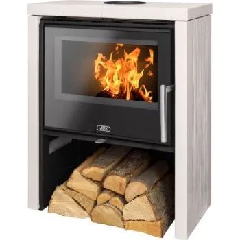 Krbová kamna ABX Toledo Exklusive kachle bílá