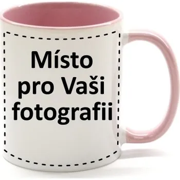 Fotohrnek COMBO Růžovo-bílý 1x foto 300ml 6710174