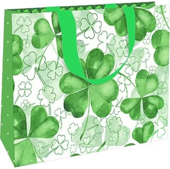 Dárková taška Nekupto Dárková taška LFL 2043 Čtyřlístky 7940037