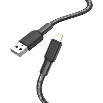 Datový kabel Kabel Hoco USB - Apple Lightning 1 m černý