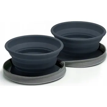 Miska pro psa Skládací (cestovní) silikonová miska Colapz šedá 0,35 l