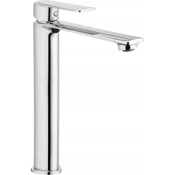 Vodovodní baterie Stojánková umyvadlová baterie KFA Armatura Agat stříbrná