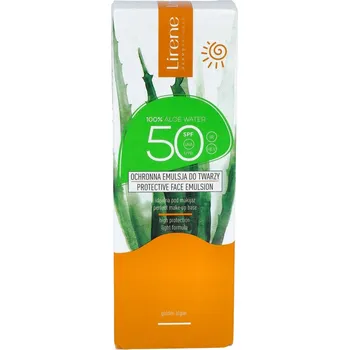 Přípravek na opalování Lirene Ochranná Emulze na Obličej s Aloe Vera SPF50 50ml