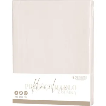 Prostěradlo PROSTĚRADLO FLANELOVÉ S GUMOU BAVLNĚNÉ BAVLNA 120x200 +30cm ZÁLOŽKA