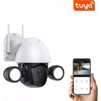 Bezpečnostní kamera OTOČNÁ VENKOVNÍ WIFI KAMERA S LED SVĚTLEM, 3MPX