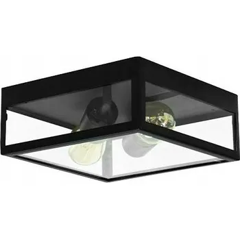 VENKOVNÍ LAMPA STROPNÍ SVÍTIDLO ČERNÁ INDUSTRIALNÍ LOFT LIDIO LVT VIP 0544