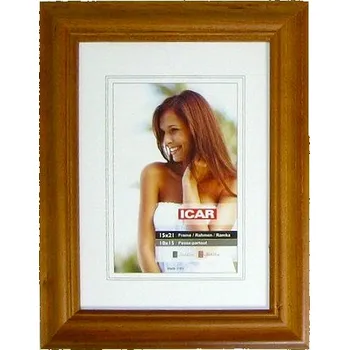 Rám na obraz Rámeček dřevěný 21x30 Icar DRL N33 světle hnědý r050053