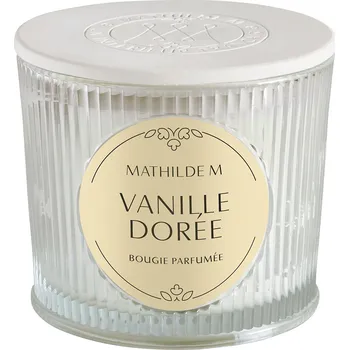 Svíčka Mathilde M. - VANILLE DORÉE, velká tříknotá svíčka 400g m880010