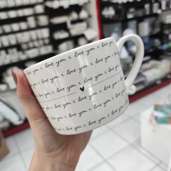 Bastion Collections Hrnek I LOVE YOU in black, 300ml b320166