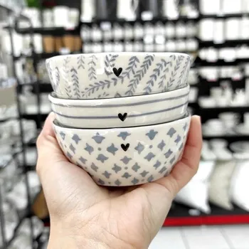 Bastion Collections SET 3x MINI MISKA IRIS BLUE, 3x 6,8x9,5x3cm b530007