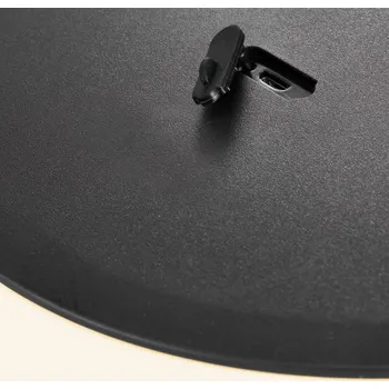 Osvětlení Nordlux Stolní lampa LED Kettle Tripod kov, stínidlo 36 cm bílá, černá LED 6,8 W celkem - Doprava zdarma