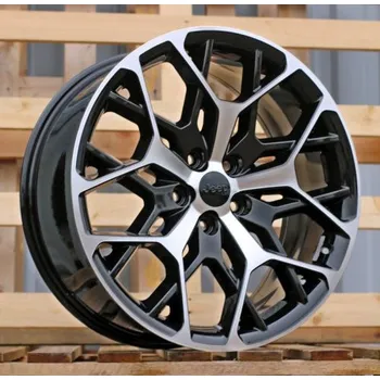 Disk Alu kola Racing Line A1458, 20x8.5 5x127 ET50, černá + leštění